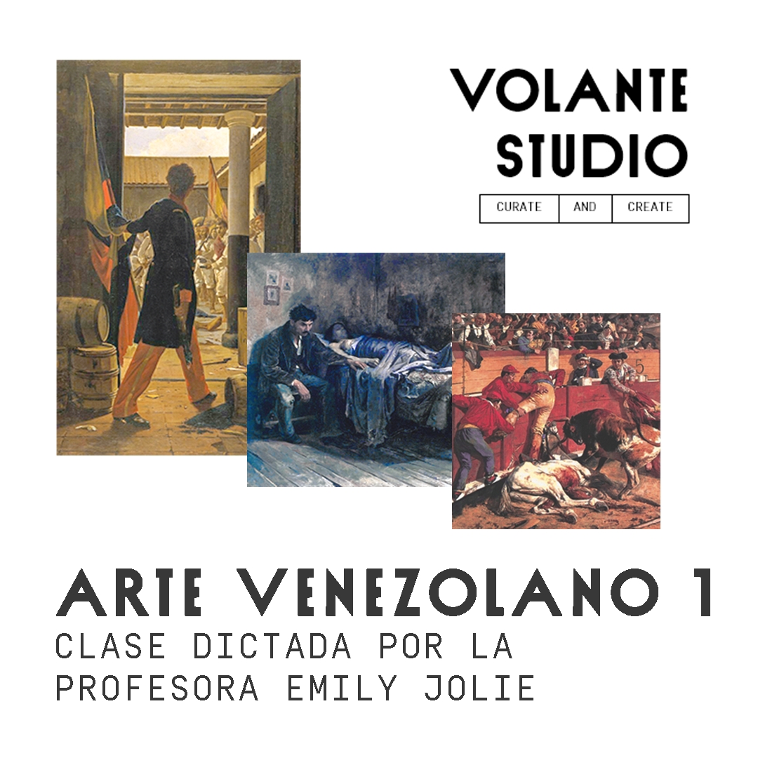 Cursos de Arte Venezolano de Volante Studio como parte de sus proyectos de arte y cultura